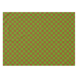 Caramel apple checkered board pattern tafelkleed