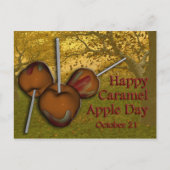 Caramel Apple Day Briefkaart 21 oktober (Voorkant)