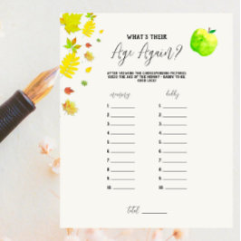 Caramel Apple (G) Baby wat is hun leeftijd weer?