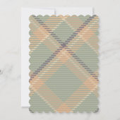 Caramel Apple - Green Baby shower Invitation Kaart (Achterkant)