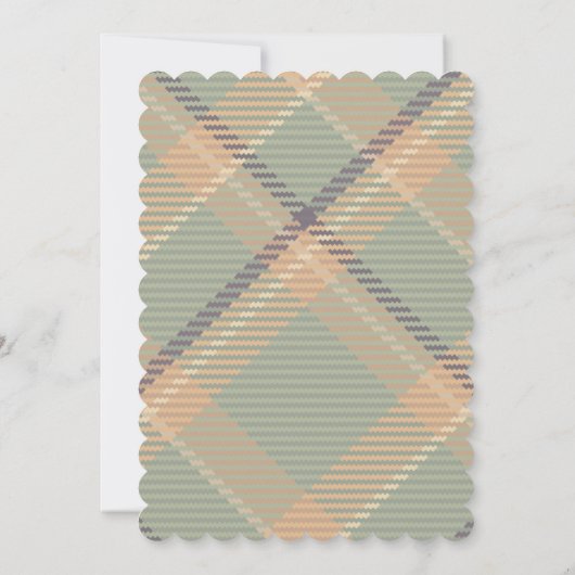 Caramel Apple - Green Baby shower Invitation Kaart (Achterkant)