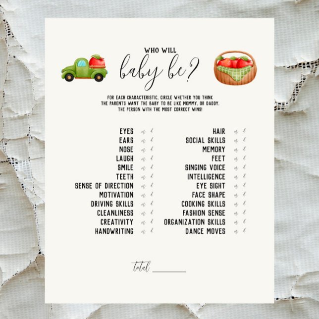 Caramel Apple - Rood wie zal Baby zijn? Game (Creator heeft geüpload)