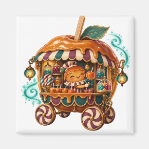 Caramel Apple Snoep Kar Haloween Magneet
