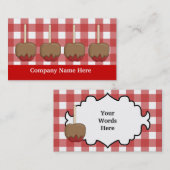 Caramel Apple voegt woorden visitekaartje toe (Voorkant / Achterkant)