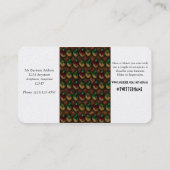 Caramel Apples Patroon Visitekaartje (Achterkant)