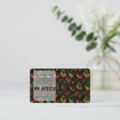 Caramel Apples Patroon Visitekaartje (Staand voorkant)