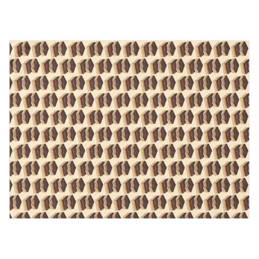 Caramel British Traybake Tafelkleed (Voorkant (Horizontaal))