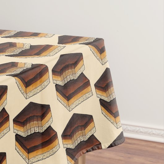 Caramel British Traybake Tafelkleed (Voorbeeld)