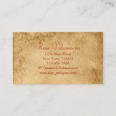  Caramel Brown & Roos bloemist Visitekaartje (Achterkant)
