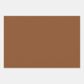 Caramel Cafe Solid Color Inpakpapier Vel (Voorkant 2)