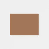 Caramel Cafe Solid Color Post-it® Notes (Voorkant)