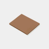 Caramel Cafe Solid Color Post-it® Notes (Schuin)