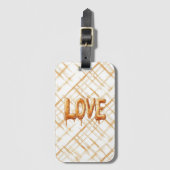 Caramel Candy Love Bagagelabel (Voorkant (verticaal))