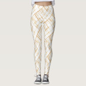 Caramel Candy Strepen Leggings (Voorkant)