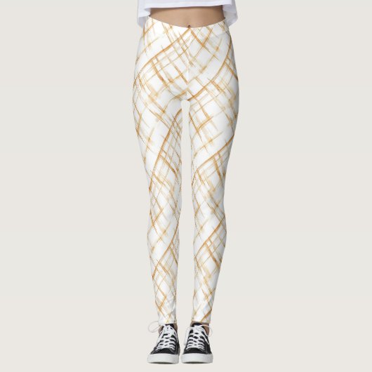 Caramel Candy Stripes Leggings (Voorkant)