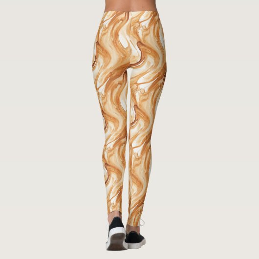 Caramel Candy Swirls Leggings (Achterkant)