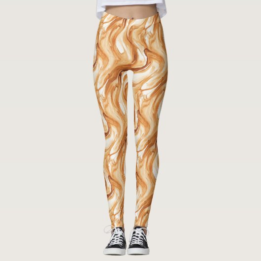 Caramel Candy Swirls Leggings (Voorkant)