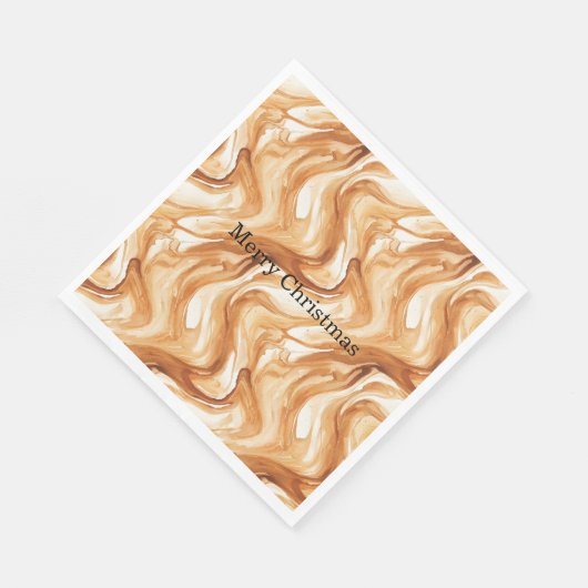 Caramel Carmel Candy Swirls Christmas Servet (Hoek)