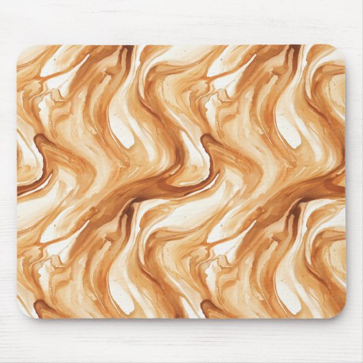 Caramel Carmel Candy Swirls Muismat (Voorkant)