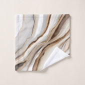 Caramel Coffee crème voor abstract gebruik Bad Handdoek (Wasdoekje)