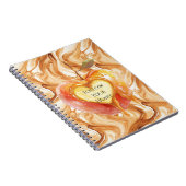 Caramel Cream Hartappel Notitieboek (Rechterzijde)