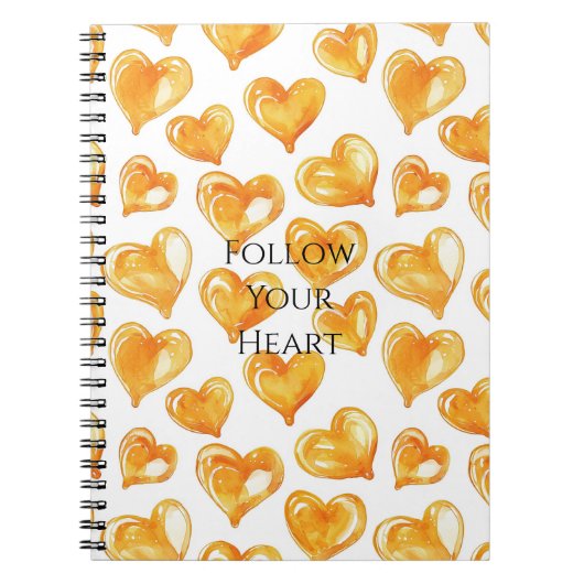 Caramel Cream Hearts Notitieboek (Voorkant)