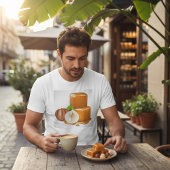 Caramel Cubes Lollies Mannen T-Shirt