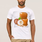 Caramel Cubes Lollies Mannen T-Shirt (Voorkant)