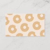 Caramel Donut Baby shower Luier Raffle Ticket Informatiekaartje (Achterkant)