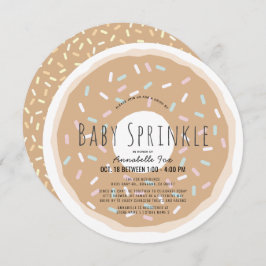Caramel Donut Baby Sprinkle Douche Circle Kaart