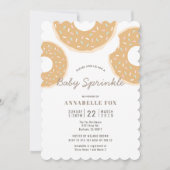 Caramel Donut Baby Sprinkle Shower Kaart (Voorkant)