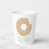 Caramel Donut Baby Strooi Papier Cups Papieren Bekers (Voorkant)