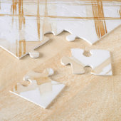 Caramel Hart Ballonnen Kerst Liefde Legpuzzel (Zijkant)