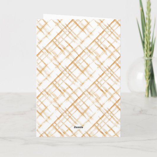 Caramel Hart Ballonnen Kerstmis Kaart (Achterkant)