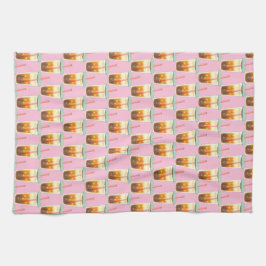 Caramel ijskoffie met schuimcrème theedoek