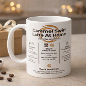 Caramel Latte Recipe, Cafe At Home Steps Koffiemok