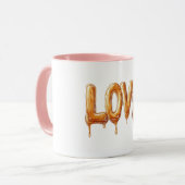 Caramel Liefde Mok (Voorkant links)