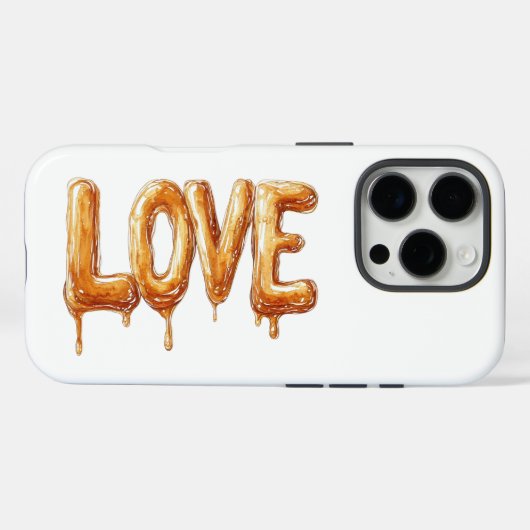 Caramel Love Case-Mate iPhone Case (Achterkant (horizontaal))