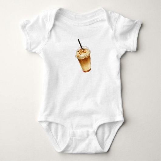 Caramel & Noten Ijs Koffie Romper (Voorkant)