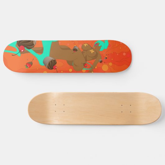 Caramel Pleasure Persoonlijk Skateboard (Horizontaal)