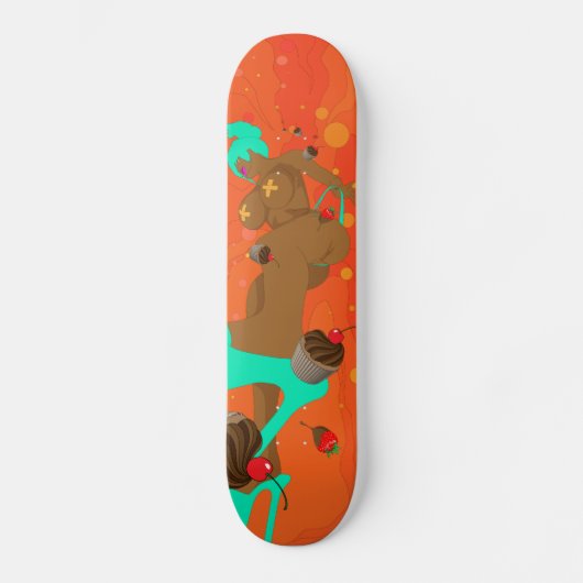 Caramel Pleasure Persoonlijk Skateboard (Voorkant)