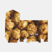 Caramel Popcorn Dank u Tent Favor Box Bedankdoosjes (Uitgevouwen)