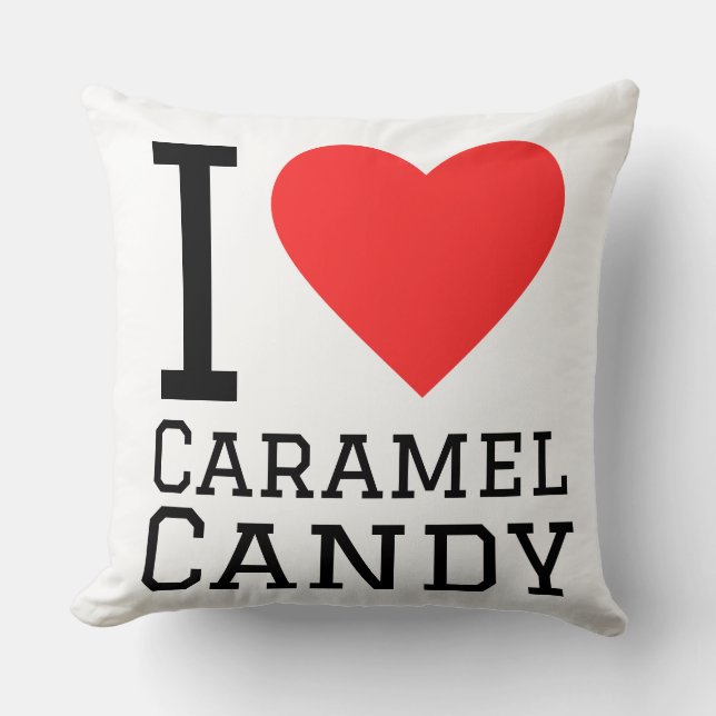 Caramel snoep patroon kussen (Voorkant)