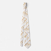 Caramel Stripes Stropdas (Achterkant)