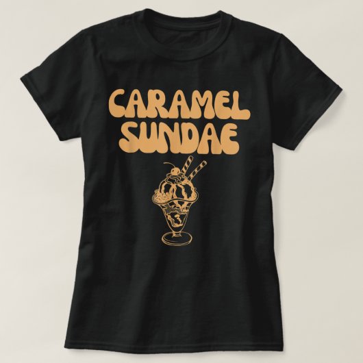 Caramel Sundae 90s Rap Lover T-shirt (Design voorkant)