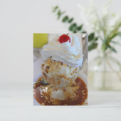 Caramel Sundae Briefkaart (Staand voorkant)