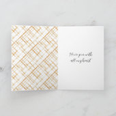 Caramel Valentijnsdag Man Teddybeer Kaart (Binnen)