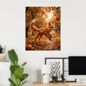 Caramel Vos Appelboomgaard Run Poster (Thuiskantoor)
