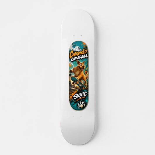Caramelo Camarada Persoonlijk Skateboard (Voorkant)