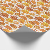 caramelpatroon cadeaupapier (Hoek)